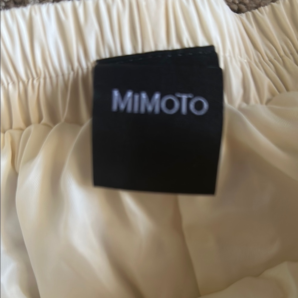 Cream Wide Leg High-Waisted Pants - Picture 5 of 5